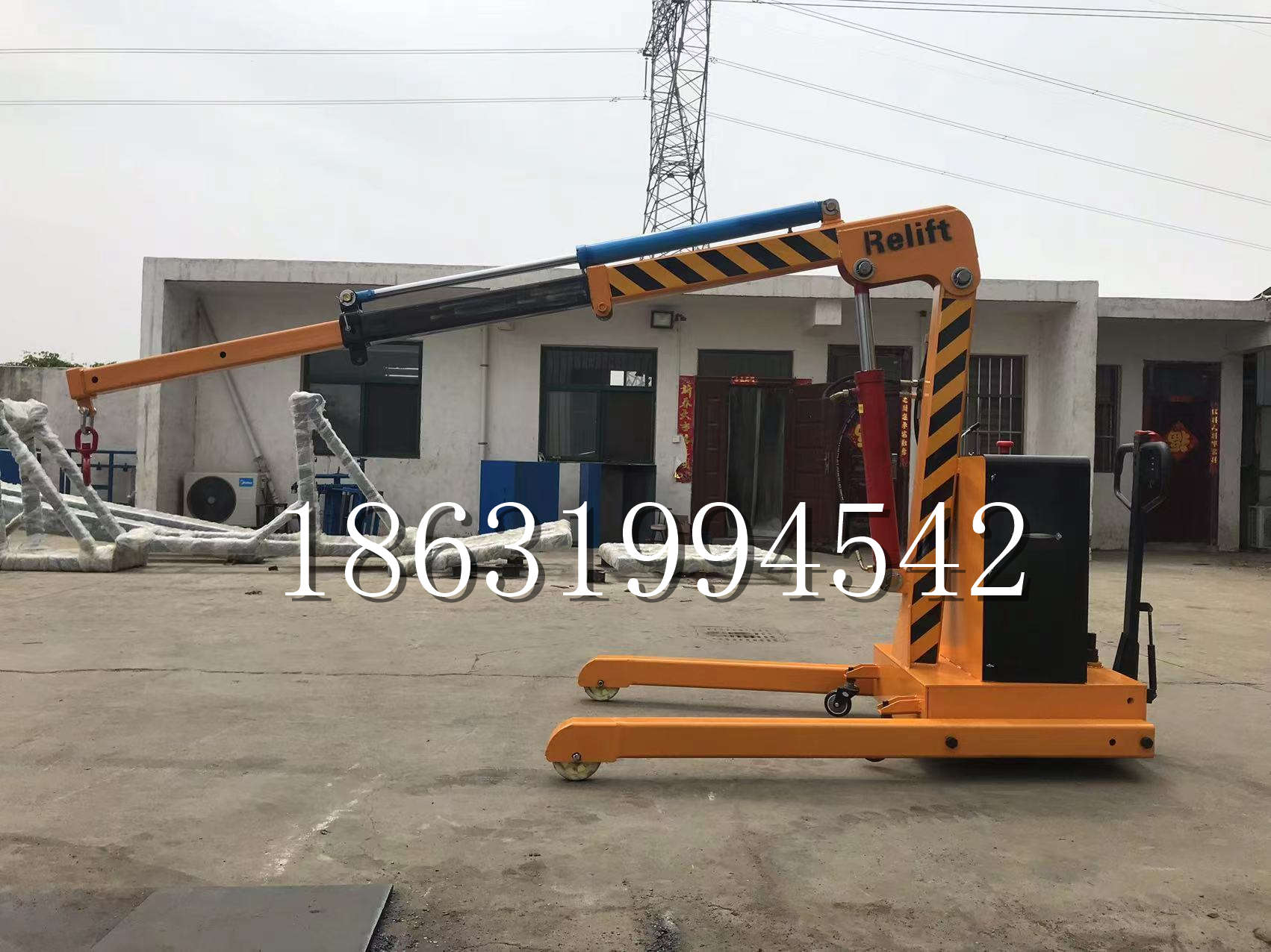 献县久征定做3吨三轮随车吊 农用园林绿化移树吊 平板工程用小吊机