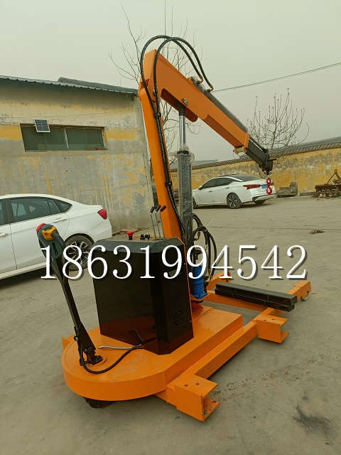 献县自卸车厢随车吊 自制轮式四不像起重机 四驱平板吊 5吨 贵盛